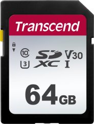 Transcend 300S SDXC 64 GB Class 10 UHS-I/U3  (TS64GSDC300S)