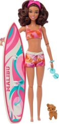 Mattel plażowa (brunetka) + Príslušenstvo HPL69