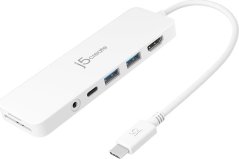 j5create j5create JCD373 USB 3.2 Gen 1 (3.1 Gen 1) Type-C Biely