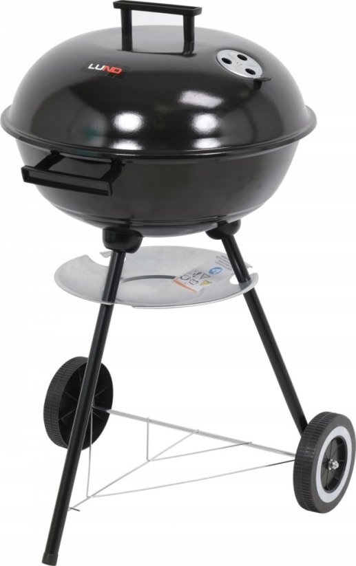 Lund Grill záhradný na drevené uhlie 41 cm x 41 cm