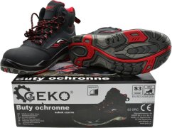 Geko tenisky Ochranné model nr 9 nubuk čierne S3 SRC - r. 40 (10)