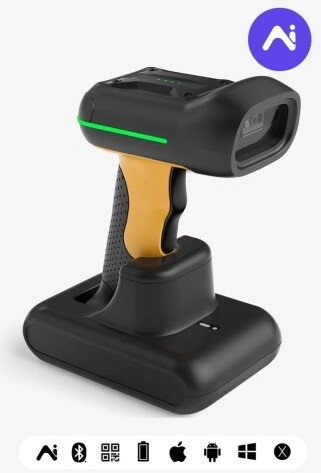 Inateck Barcodescanner 75S Čierny [BCST-75S_Čierny]
