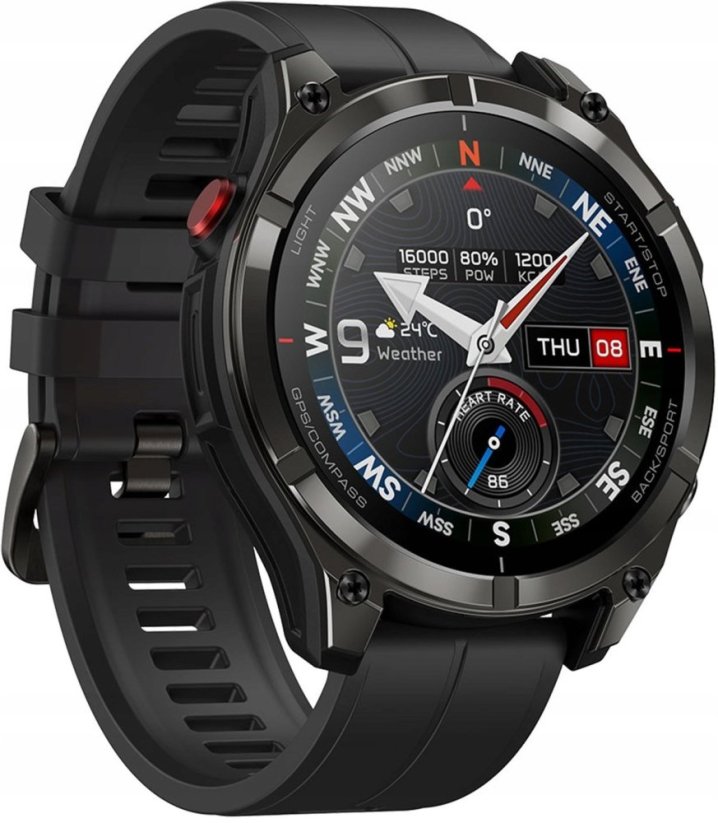 Zeblaze Stratos 4 Pro (Čierny) (Stratos 4 Pro Black)