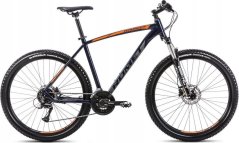 Romet Dviratis Romet Rambler R7.3 2025 dark blue-orange-18" / M (Dydis: 18" / M)