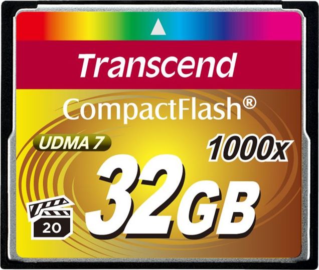 Transcend 1000x Compact Flash 32 GB  (TS32GCF1000)