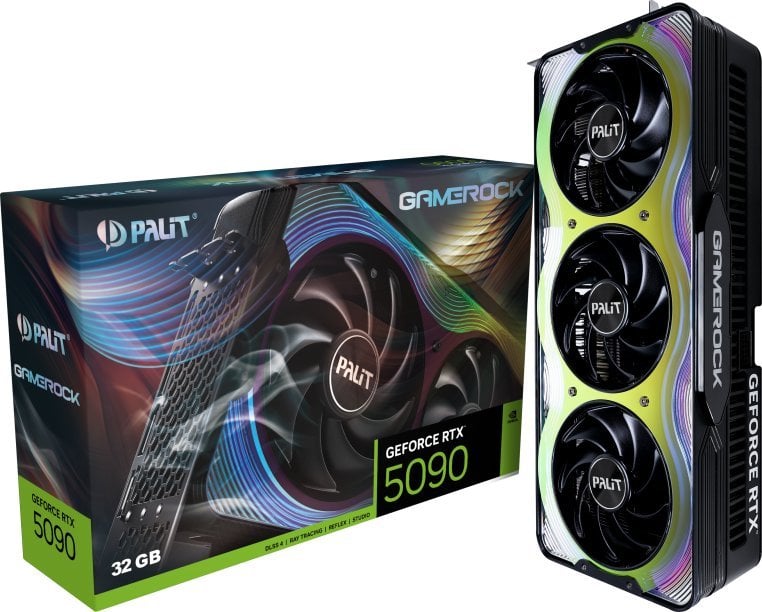 Palit GeForce RTX 5090 GameRock 32GB GDDR7 DLSS4 (NE75090019R5-GB2020G)