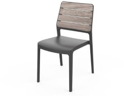 Keter kreslo ogrodowe Deco Porto odcień dreva/Sivý (8711245162133)