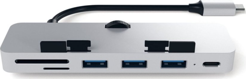 Satechi Clamp Hub Pro 1x SD 1x USB-C 1x microSD  + 3x USB-A 3.0 (ST-TCIMHS)