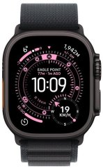 Apple Watch Ultra 3 49mm Black Titanium/Black Alpine Loop - Medium