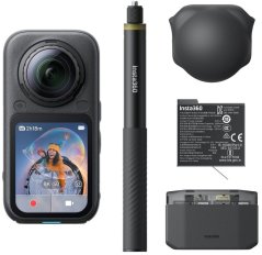 Insta360 X6 Essentials Bundle Midnight Black (CINSABXA)