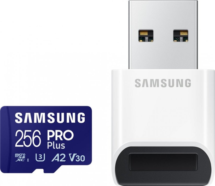 Samsung PRO Plus MicroSDXC 256 GB U3 A2 V30 (MB-MD256SB/WW)