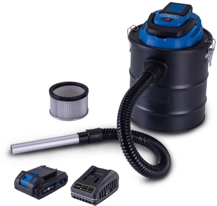 Scheppach akumulátorowy odkurzacz do popiołu C-AVC15-X – SET S