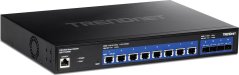 TRENDnet Trendnet TEG-7124WS łącza sieciowe Zarządzany L2/L3/L4 10G Ethernet (100/1000/10000) 1U Čierny
