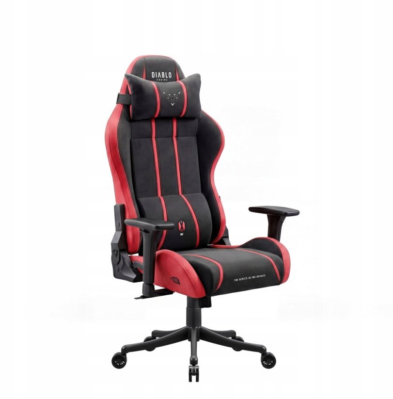 Diablo Chairs Gamingowy materiál Čierno-cervený Diablo X-One 2.0 Bloody Mary Small (5907367508116)