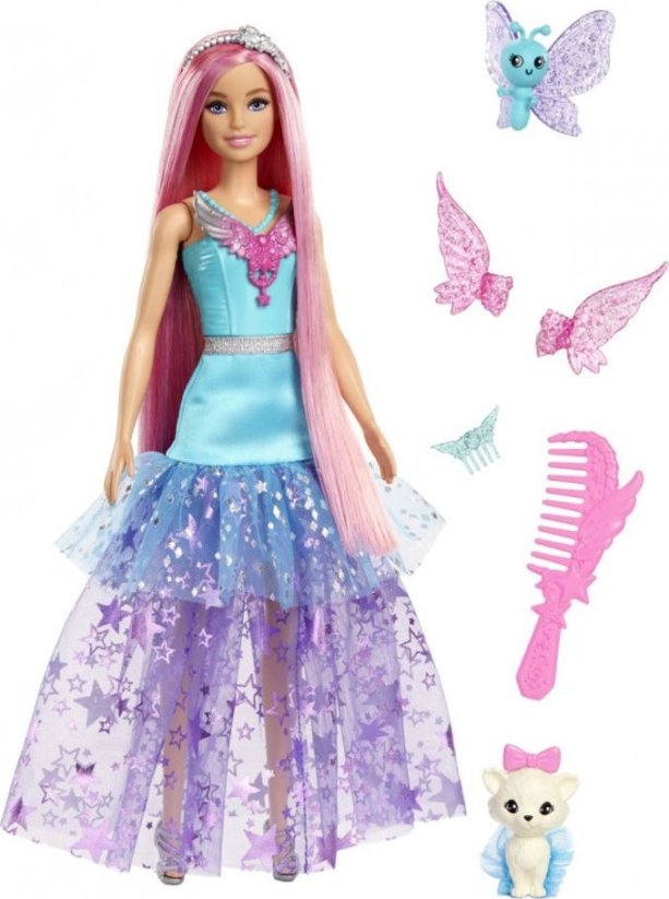 Mattel Barbie Magic Bábika filmowa ze zvieratákami JCW48