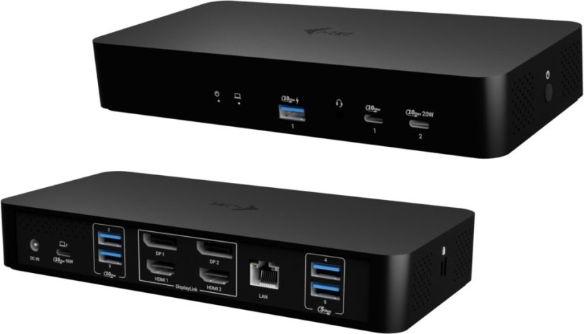 I-TEC USB-C Intelligent Dual Display (CAINTGDUAL4KDOCPD)