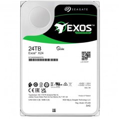 Seagate Exos X24 ST24000NM007H - Festp - Enterprise - 24 TB - intern - 3.5" - SAS 12Gb/s - 7200 rpm - Puffer: 512 MB