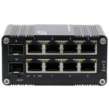 Exsys EX-62035M-SFP 10-portowy przemysłowy miniPrepínač gigabitowy zarządzany przez Internet