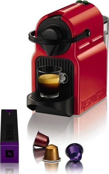 Krups Ekspres na kávu na Kapsułki Krups Nespresso Inissia XN100510 0,7 L 19 bar 1270W Červený Červená