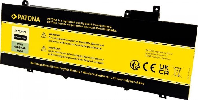 Patona Patona Pre Lenovo ThinkPad T480S 4800mAh Li-Pol 11 55V L17L3P71 (PT2909)