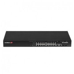 EdiMax edimax technology Switch zarządzalny Edimax IGS-5218PLC Web Smart 16x1GbE PoE+ 2xSFP Combo Uplink