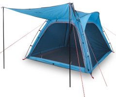 vidaXL Namiot kempingowy, 4-os., Modrý, 240x221x160 cm, tafta 185T Lumarko!