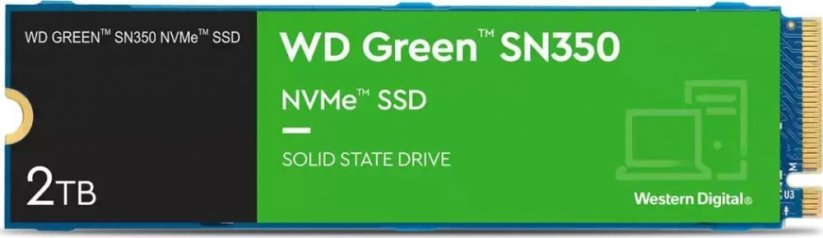 WD Green SN350 2TB M.2 2280 PCI-E x4 Gen3 NVMe (WDS200T3G0C)