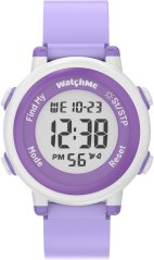 Sponge Digital Watch WatchMe with FindMy feature Purple