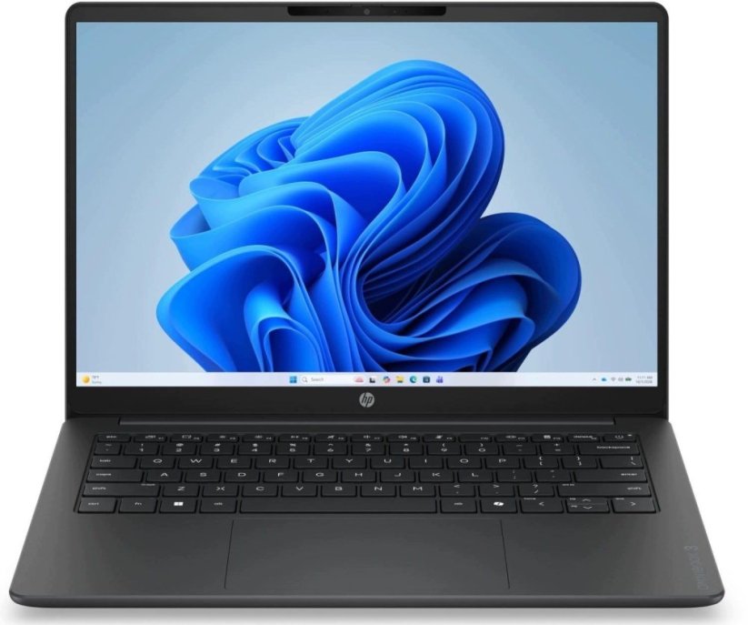 HP OmniBook 3 Notebook AI 14-ht0010nwx Intel Core Ultra 7 255U 35,6 cm (14") 2K 16 GB DDR5-SDRAM 512 GB SSD Wi-Fi 6 (802.11ax) Windows 11 Home AI PC Čierny, Sivý (D9LY8EA)