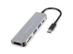 PNY CONCEPTRONIC Dock USB-C->HDMI,2xUSB-A,SD/TF,100WPD,+ 15cm gr