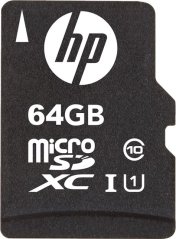HP MicroSDXC 64 GB Class 10 UHS-I/U1 (SDU64GBXC10HP-EF)