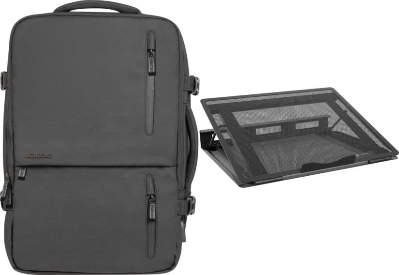 Natec Plecak Natec CAMEL PRO 17.3" (NTO-2116)  + Podstawka Tern 2 12.1"-17.3" (NPL-2271)