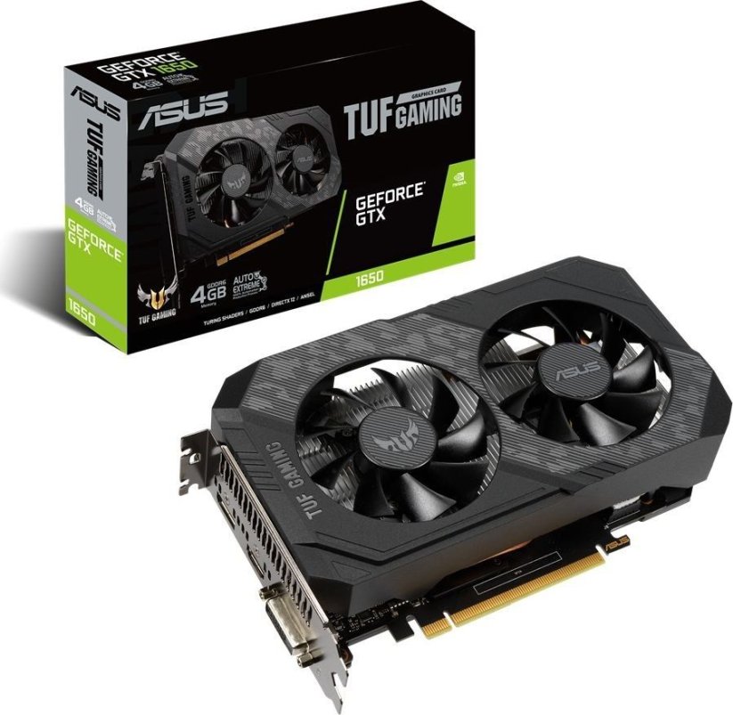 Asus TUF GeForce GTX 1650 D6 Gaming 4GB GDDR6 (TUF-GTX1650-4GD6-GAMING)