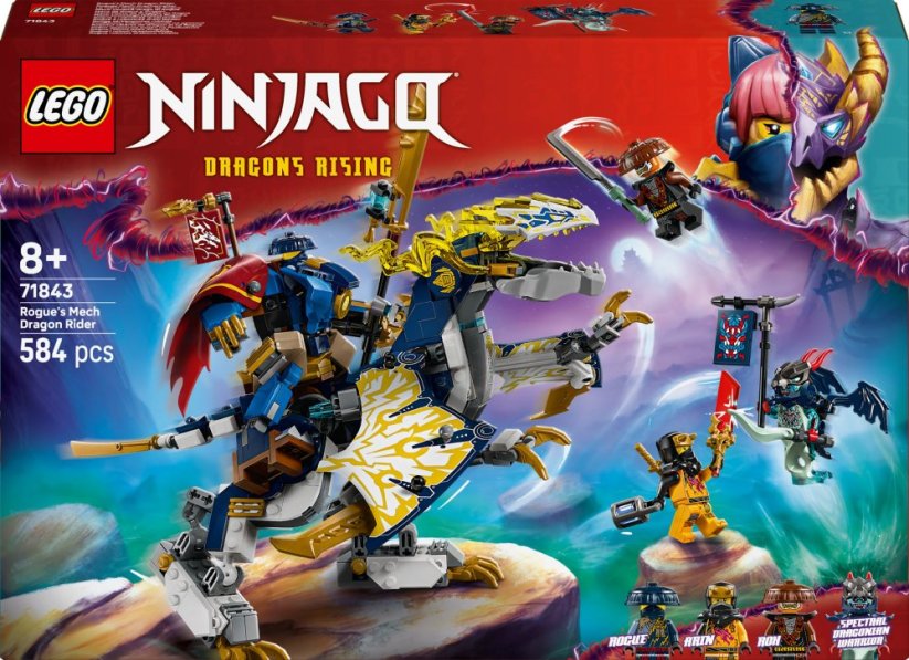 LEGO Ninjago Rogueov robot na dračím jazdci (71843)
