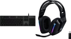 Logitech G512 GX Blue (920-008946) + G733 Lightspeed Czarne (981-000864)