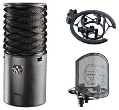 Aston Microphones Origin Bundle Mikrofon pojemnościowy + držiak + pop filtr (0504-ABG44-001)