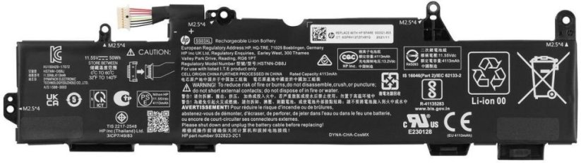 HP Battery 3C 50Wh 4.33Ah (SS03050XL-PL)