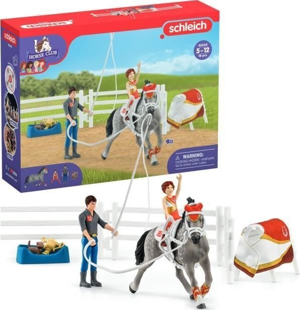 Schleich Schleich Horse Club Mias vaulting riding set, toy figure