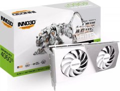 Inno3D GeForce RTX 4060 Ti Twin X2 OC White 8GB GDDR6 (N406T2-08D6X-171153W)