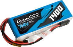 Gens Ace akumulátor LiPo Gens ace 1400mAh 7.4V 2S1P do nadajnika z wtyczką JR