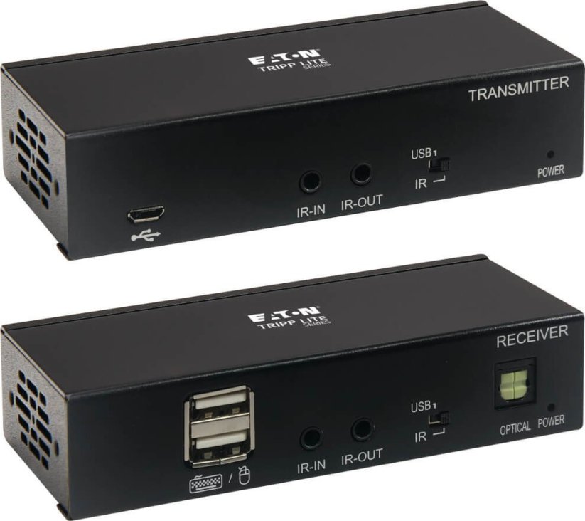 Eaton Eaton Tripp Lite Series USB C to HDMI over Cat6 Extender Kit with KVM Support, 4K 60Hz, 4:4:4, Transmitter/Receiver, USB, PoC, HDCP 2.2, up to 230 ft., TAA, - Erweiterung fur Video/Audio - HDMI, USB-C - uber CAT 6 - bis zu 70 m - TAA-konform - fur P/