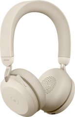 Jabra Jabra Evolve2 75 Sada słuchawkowy Bezprzewodowy Opaska na głowę Biuro/centrum telefoniczne Bluetooth Béžový