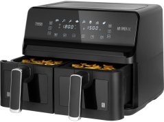 Teesa Frytkownica beztłuszczowa TEESA AIR FRYER DUAL POT XXL 8L 2700W