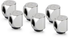 Thermal Grizzly DeltaMate Rotary Fitting - 90 stopni, Gloss Nickel, opakowanie 6 sztuk (TG-DM-FIT-6303)