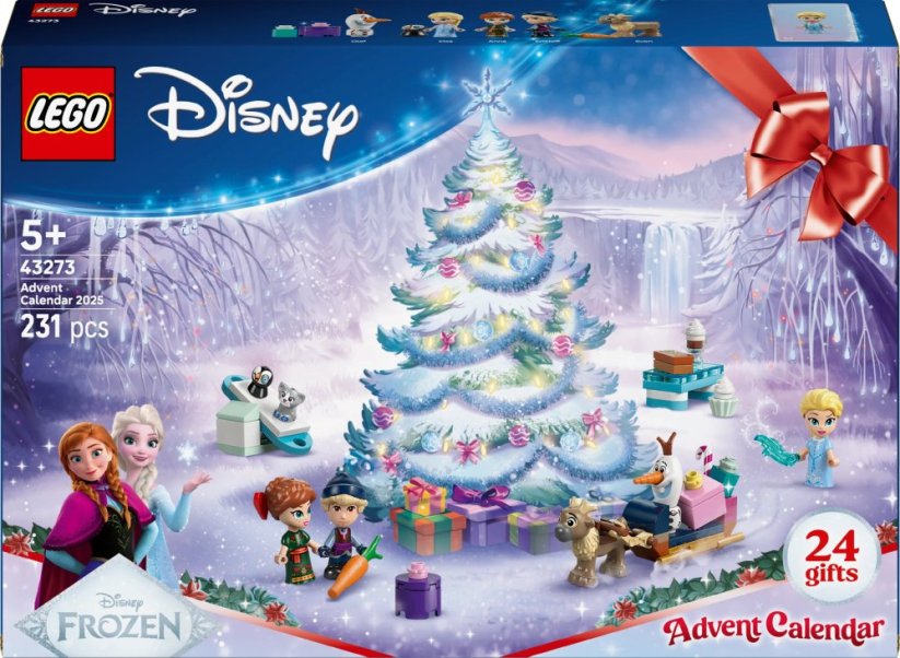 LEGO Disney Ľadové kráľovstvo 2025 Adventný kalendár (43273)