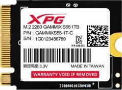ADATA Gammix S55 1TB M.2 2230 PCI-E x4 Gen4 NVMe (SGAMMIXS55-1T-C)