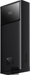 Baseus Baseus Star-Lord Digital Display Fast Charge Power Bank 20000mAh 22.5W Black（With Simple Series Charging Cable USB to Type-C 3A 0.3m Black）Overseas Edition