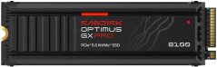 SanDisk Optimus GX PRO 8100 - SSD - zaszyfrowany - 4 TB - vnútorný - M.2 2280 S3-M (M.2 2280 S3-M) - PCI Express 5.0 x4 (NVME) - TCG Opal Encryption 2.02 - zintegrowany radiator (SDSP82400TAH-000E0)