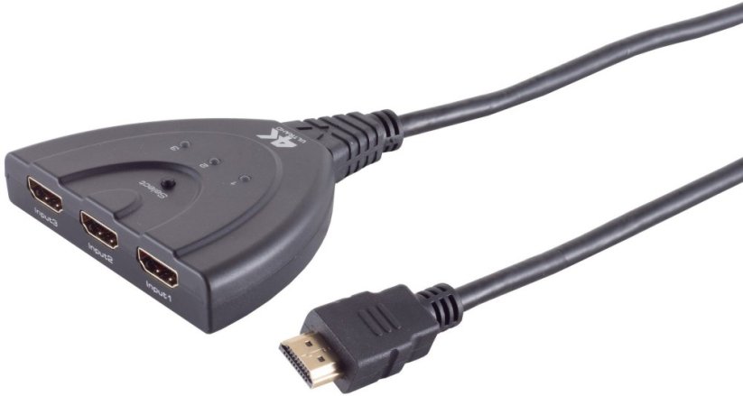 Shiverpeaks Professional HDMI Prepínač 3x1 ABS 4K60Hz (SP05-02001)