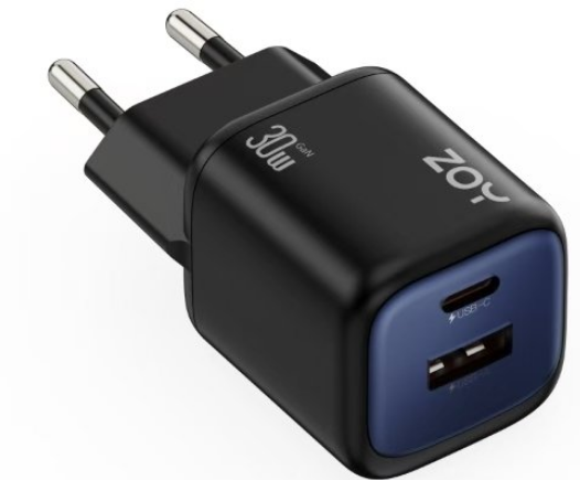 ZOY 30W 1x USB-A 1x USB-C ZWAC30
